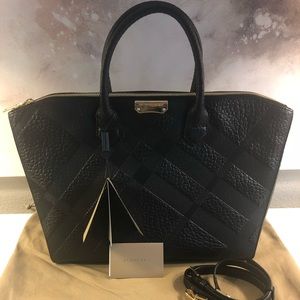 Brand new Burberry Dewberry Check Tote Handbag